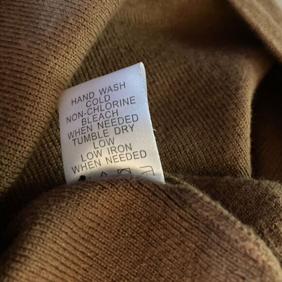 Coldwater Creek Women's Cardigan Size M 10-12 Brown Jewel Rhinestone Closure - Picture 7 of 7